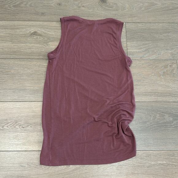 ATHLETA Crushed Berry‎ Threadlight Twist Side Active Workout Yoga Tank Top Sz XS - Picture 3 of 9
